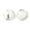 Natural Howlite Cabochons G-C189-04A-1