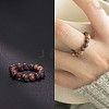 Natural Gemstone Stretchy Finger Rings FS-WG01730-04-1