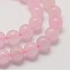 Natural Rose Quartz Bead Strands G-P281-02-10mm-3