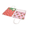 2 Styles Strawberry Print Paper Gift Bags with Handles TH-CBA170C-07-2