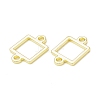 Rack Plating Alloy Outline Connector Charms FIND-G052-27LG-2