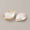 Opaque Frosted Resin Pendants RESI-WH0026-47C-01-1