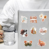 100Pcs Bohemia Style Waterproof PVC Plastic Sticker Labels X-BOHO-PW0001-088-7
