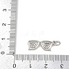 Brass Micro Pave Cubic Zirconia Pendants KK-P339-17P-3