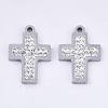 201 Stainless Steel Pendants X-STAS-N091-11P-1