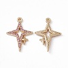 Alloy Rhinestone Pendants PALLOY-P287-08LG-02-1