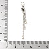 S925 Sterling Silver Pendant STER-H115-10D-AS-3