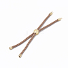 Nylon Twisted Cord Bracelet Making MAK-T003-11G-2