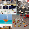 SOFPLATE 200Pcs Brass Wine Glass Charm Rings KK-SP0001-31A-G-6