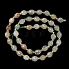 Natural Green Rutilated Quartz Beads Strands G-F809-A05-01-3