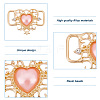 14Pcs 7 Colors Alloy Rhinestone Shoelace Charms FIND-GO0001-51-5