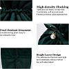  Velvet Jewelry Bags with Drawstring & Plastic Imitation Pearl TP-NB0001-20B-4