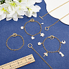 12Pcs 304 Stainless Steel Twisted Curb Chains Bracelets BJEW-SC0001-61G-3