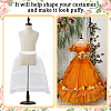 Polyester & Steel Wire Half Oval Wedding Dress Petticoat for Women DIY-WH0591-492A-3