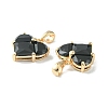 Brass Micro Pave Cubic Zirconia Charms X-KK-L208-03G-03-3