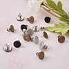 16sets 4 Styles Iron Button Pins for Jeans PALLOY-KS0001-07-11