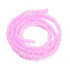 Baking Painted Imitation Jade Glass Bead Strands X-DGLA-A034-J2MM-A44-2