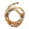 Natural Crazy Lace Agate Round Bead Strands G-E334-4mm-20-5