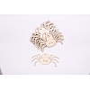 Spider Shape Halloween Blank Wooden Cutouts Ornaments WOOD-L010-02-7