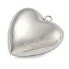 Heart Brass Pendants KK-N254-98P-2