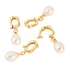 4Pcs Natural Cultured Freshwater Pearl Pendant PALLOY-TAC0176-3