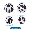 20Pcs 2 Colors Silicone Beads SIL-TA0001-07A-5