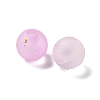 Frosted Transparent Acrylic Beads X1-OACR-F013-13K-2