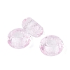 Transparent Glass European Beads GPDL-Q024-14mm-A10-1