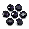 Pointed Back Glass Rhinestone Cabochons RGLA-T029-12mm-17-1