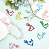 30Pcs Spray Painted Alloy Swivel Lobster Claw Clasps FIND-SC0016-05-3
