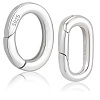 925 Sterling Silver Spring Gate Rings STER-BBC0009-28-7
