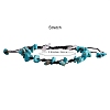 5Pcs 5 Styles Adjustable Braided Nylon Cord Anklets AJEW-SZ0001-63-2