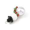 Christmas Handmade Lampwork Pendants PALLOY-JF06024-01-2