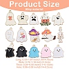 15Pcs 15 Styles Halloween Alloy Enamel Pendants FIND-YW0006-06-2