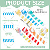 12M 6 Colors Cotton Stripe Ribbon OCOR-FG0003-24-2