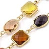 Glass Necklace NJEW-C047-01E-KCG-2
