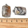 Natural Mixed Gemstone Pendants G-Z070-01P-06-3