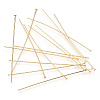 Brass Flat Head Pins KK-G331-11-0.7x63-2