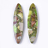 Synthetic Regalite/Imperial Jasper/Sea Sediment Jasper Pendants G-S366-008B-2