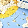9Pcs 9 Styles Brass Pendants KK-CJ0004-41-6