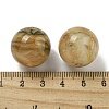 Natural Crazy Agate Round Ball Figurines Statues for Home Office Desktop Decoration G-P532-02A-21-3