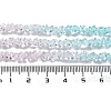 Transparent Glass Bead Strands X-GLAA-H023-03O-5