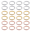 Brass Twister Clasps KK-FH0001-36-1