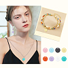 SUPERFINDINGS 48Pcs 8 Colors Spray Painted Alloy Charms FIND-FH0002-71-6