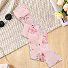 5M Polyester Fringe Flower Printed Ribbon OCOR-WH20006-19B-6