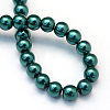 Baking Painted Pearlized Glass Pearl Round Bead Strands X-HY-Q003-10mm-79-4