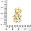 Brass Micro Pave Cubic Zirconia Pendants KK-D317-104G-3