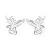 Phoenix 999 Silver Stud Earrings for Mother's Day PA8256-1