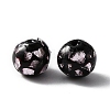 Handmade Lampwork Bead GLAA-WH0033-48D-2
