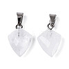 Natural Quartz Crystal Pendants G-N349-18P-08-3
